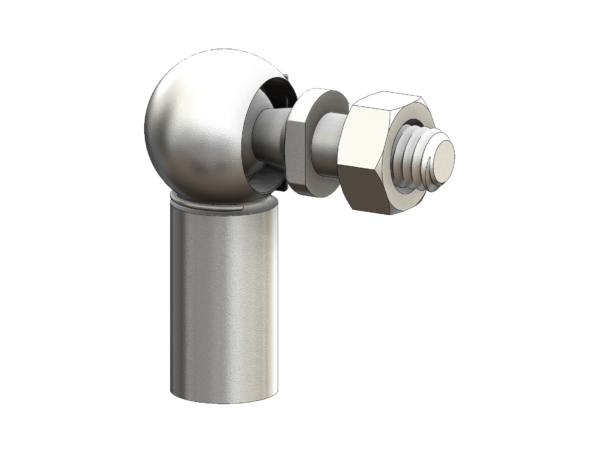 Bönnekamp Ball Joints (angle) - CS 10 M6x1 zinc plated (left)