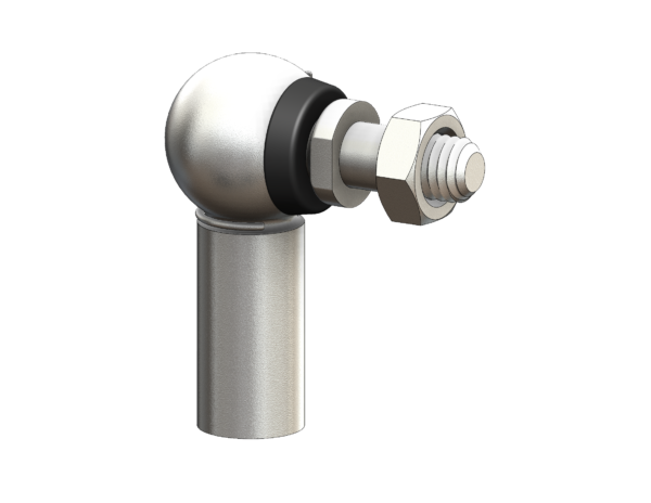 Bönnekamp Ball Joints (angle) with Dust Cover - CS 8 M5x0,8 DK zinc plated