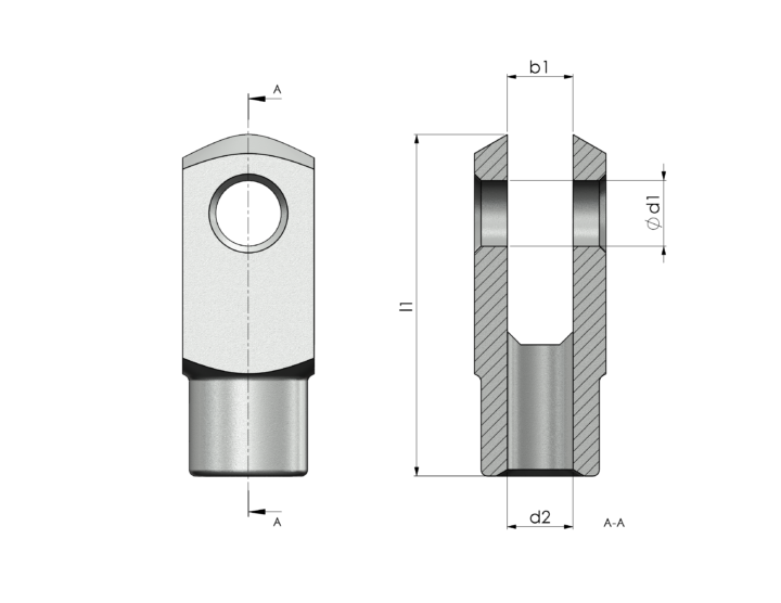 G20 x 40 M20x1,5 (MF) RVS A2 (304)
