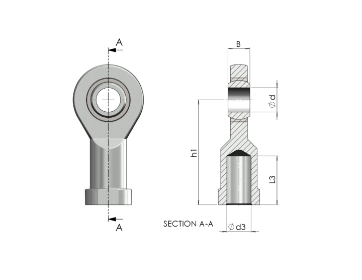 GIR 6 UK M6x1 verzinkt