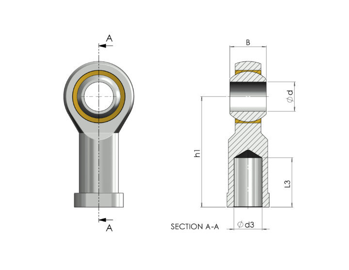 SI 6 M6x1 verzinkt